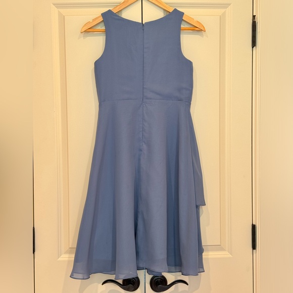 Slate Blue Dress, size J14 - Picture 5 of 8